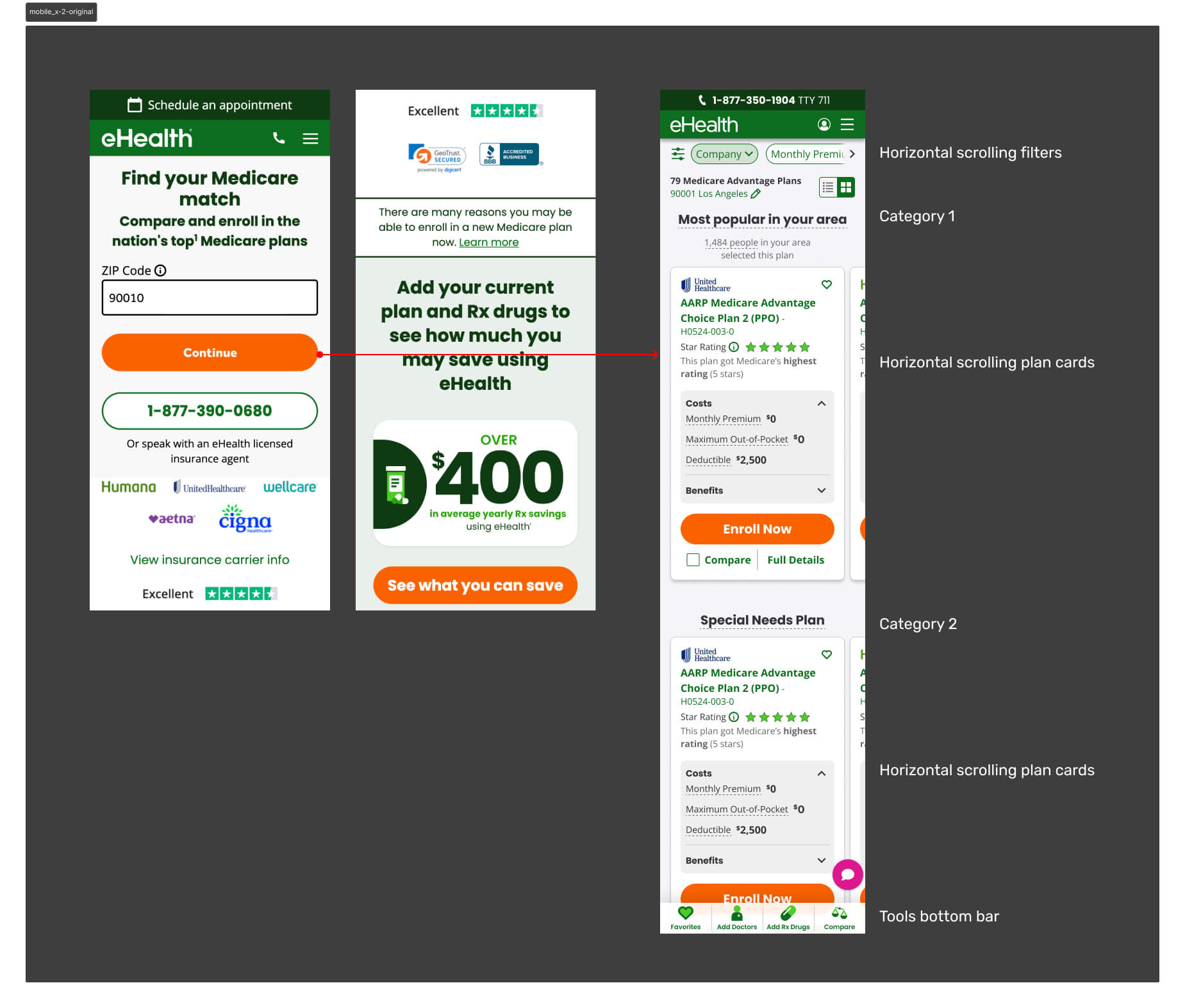 Original mobile shopping experience