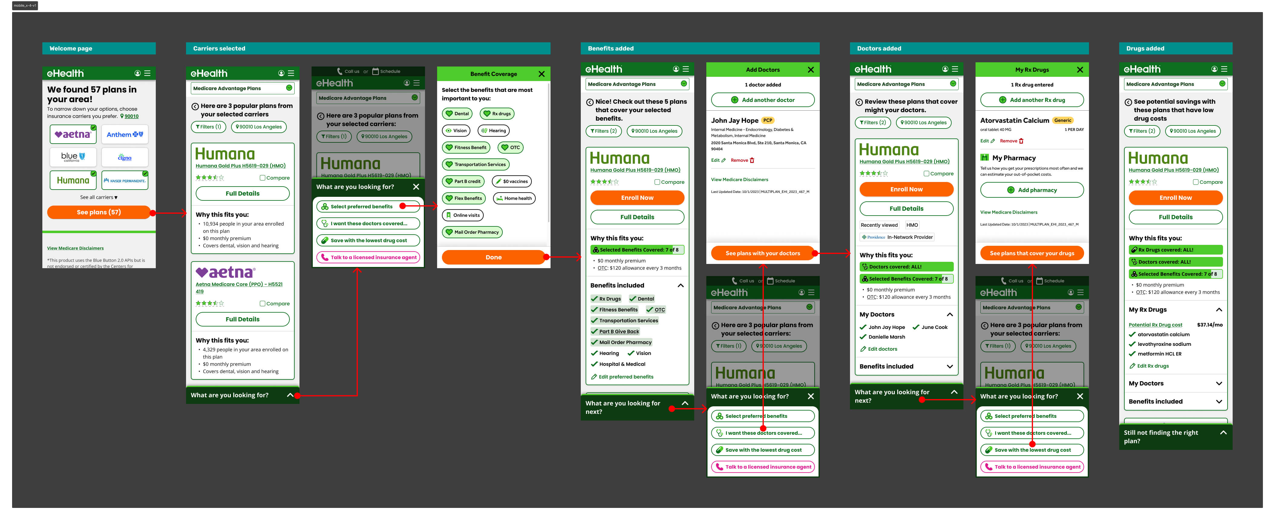 Version 1 — progressive disclosure